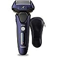 Panasonic ARC5 Electric Razor for Men with Pop-up Trimmer, Wet Dry 5-Blade Electric Shaver with Intelligent Shave Sensor and 16D Flexible Pivoting Head - ES-ALV6HA (Navy)