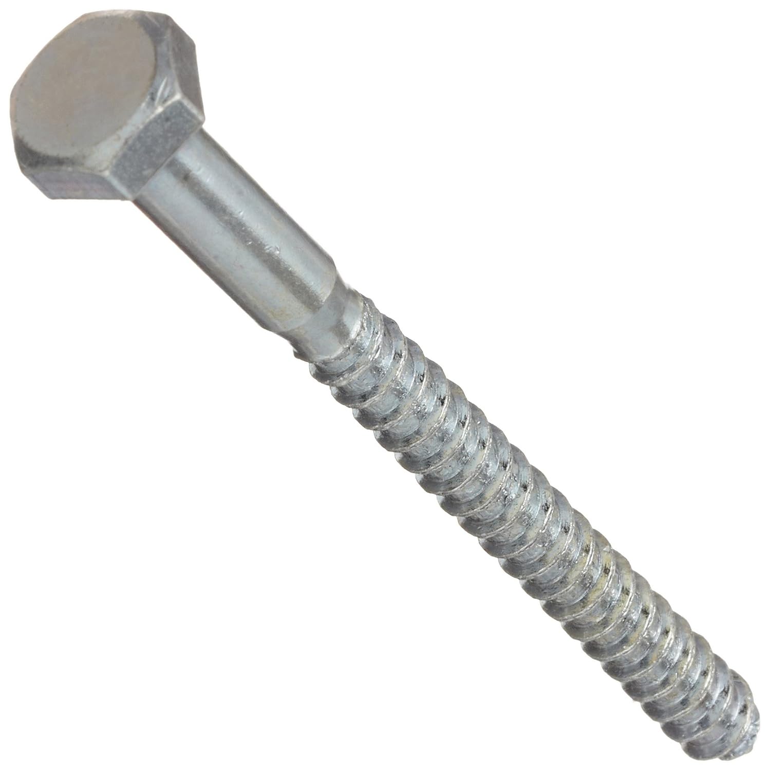 Steel Lag Screw, Made in US (Pack of 100) Lag Bolts