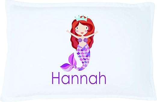 Amazon Com Personalized Kid S Little Mermaid Pillowcase