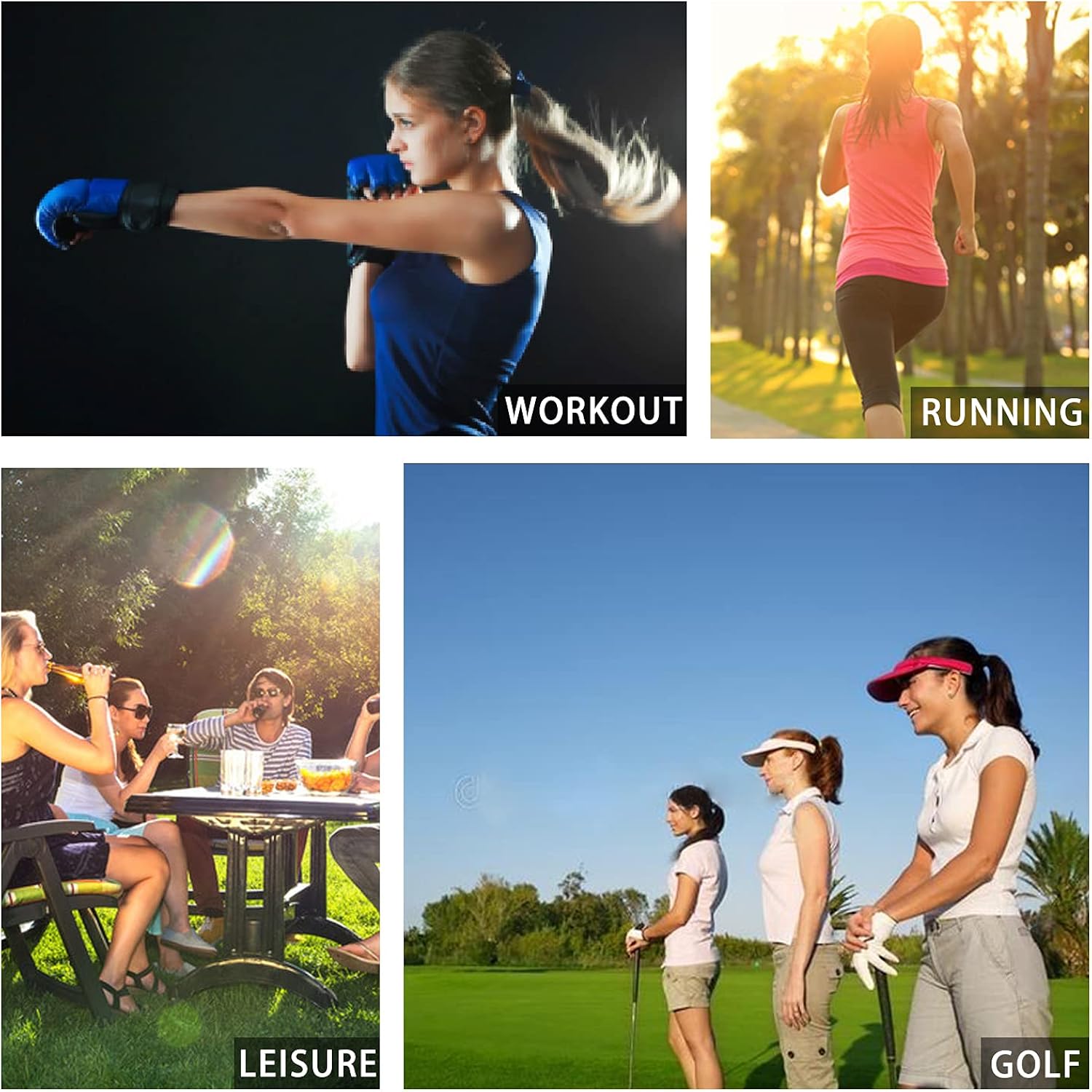 Women's Sleeveless Golf Polo Shirt Breathable Athletic Workout Running Tennis Top: Clothing