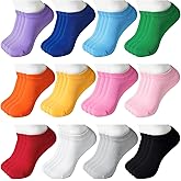 FIXPURY 24 Pairs Womens Ankle socks, Thin Colorful Cute Short Low Cut Athletic Socks for Women