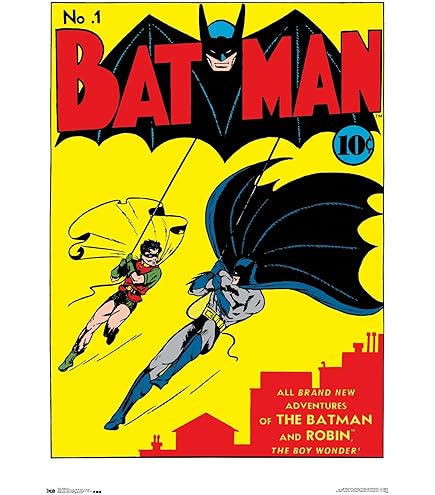 Amazon.com: Batman - DC Comics Poster/Print (Retro Style Comic