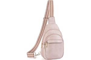 BOSTANTEN Leather Sling Bag For Women Small Crossbody Bag Fanny Pack Women Shoulder Chest Bag