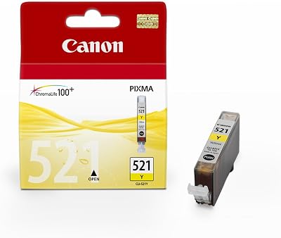Canon CLI-521Y Yellow Ink Cartridge for Pixma iP MP MX Pro - Inkjet