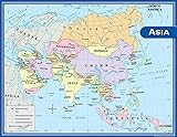 Teacher Created Resources Asia Map Chart, Multi
