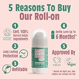 Salt Of The Earth Natural Refillable Roll On Deodorant Melon Cucumber 75ml view 2