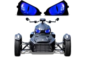 AMR Racing Roadster Headlight Eye Graphics Decal Cover Compatible with Can-Am Ryker 2019-2022 - Eclipse Blue (AMR22380)