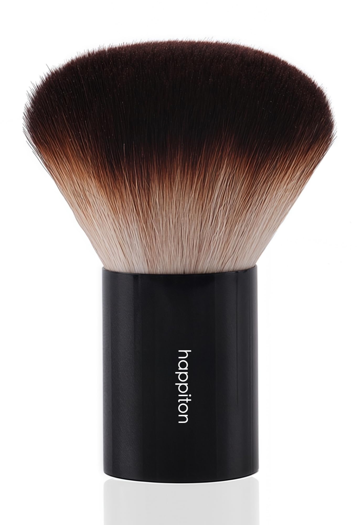 HAPPITON Kabuki Face Brush for Powder Foundation & Blush Blending & Buffing with Aluminum Handle