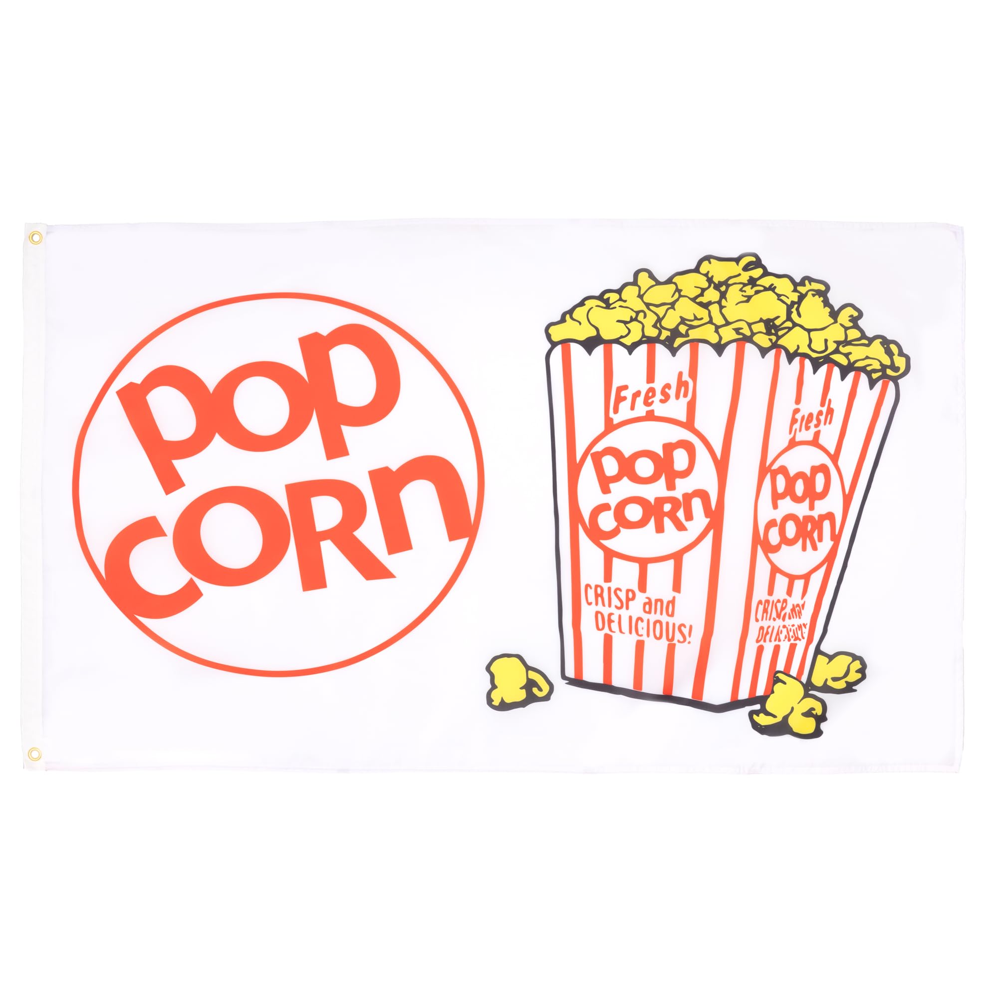 AZ FLAG - Popcorn Flag - 3x5 Ft - 100D Polyester Pop Corn Banner with Two Metal Grommets - Fade Resistant - Vivid Colors - 3' x 5' Feet - 150x90 Cm