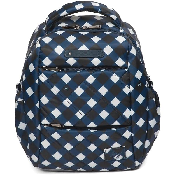 Lug Hopper Backpack Nautical Navy Lug Hopper Nautical Navy Backpack Brush Strokes Travel  main image 3