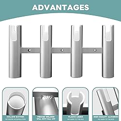 Xinkunmarine Aluminium Fishing Rod Holders for
