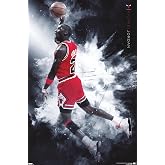 Michael Jordan - Burst Wall Poster, 34L" x 22.4W", Unframed Version