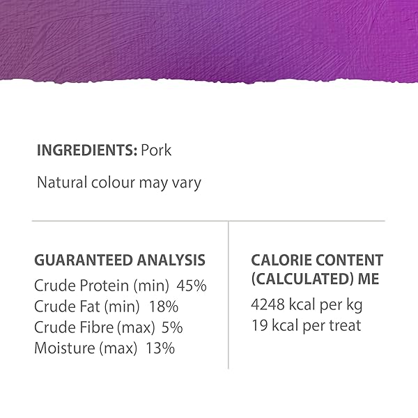 CALEDON FARMS PORK TENDERSTICK DOG TREATS, NO ADDITIVES, PRESERVATIVES FREE, 3.88 OUNCES (PACK OF 4)