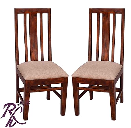 RAJ HANDICRAFT (2 PIC. Set) Solid Wooden Dining Chair