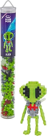 PLUS PLUS Alien 100 Pieces Building Blocks Toy, Danish STEM Creative Play view 1