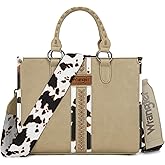 Montana West Wrangler Animal Print Tote Bag for Women Western Purse Boho Top Handle Satchel Handbag
