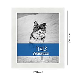 ArtToFrames 11x13 Inch White Picture Frame, This