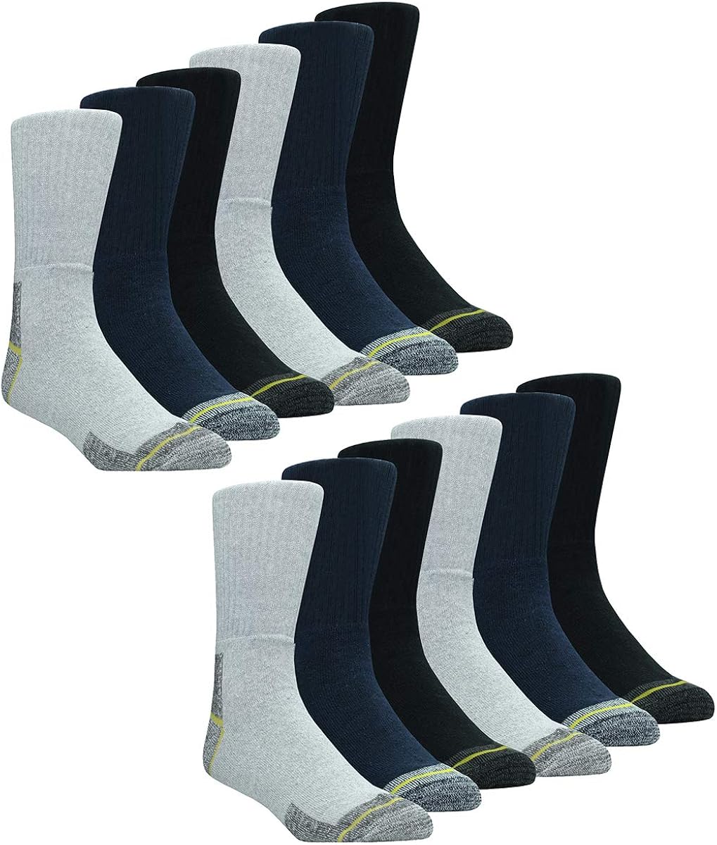 WORK SOCKS Men's Size 1214 Thick Socks (12 Pair Multipack) Heavy Duty