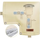 Backflow Preventer Insulation Cover for Vacuum Breaker, 13"W x 12"H, Beige | 5-Layer backflow insulation cover &amp; sprinkler valve cover for winter, 5℉ freeze protection for well pumps &amp; vacuum breakers