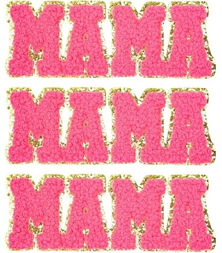 Ssyuysto 'MAMA' Iron-On Patches - Chenille Letter Embroidered Appliques For Clothes, Backpacks & DIY Gifts - View #8
