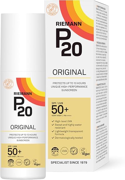 P20 Original SPF50+ Once-a-Day Sunscreen 100ml UVA UVB Protection