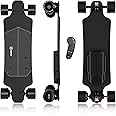 Askate A1 Electric Skateboard with Remote, Long Range Up to 17 Miles, 8 Ply Canadian Maple, Smooth 4-Speed Remote Controller, Suitable for Younger Beginners