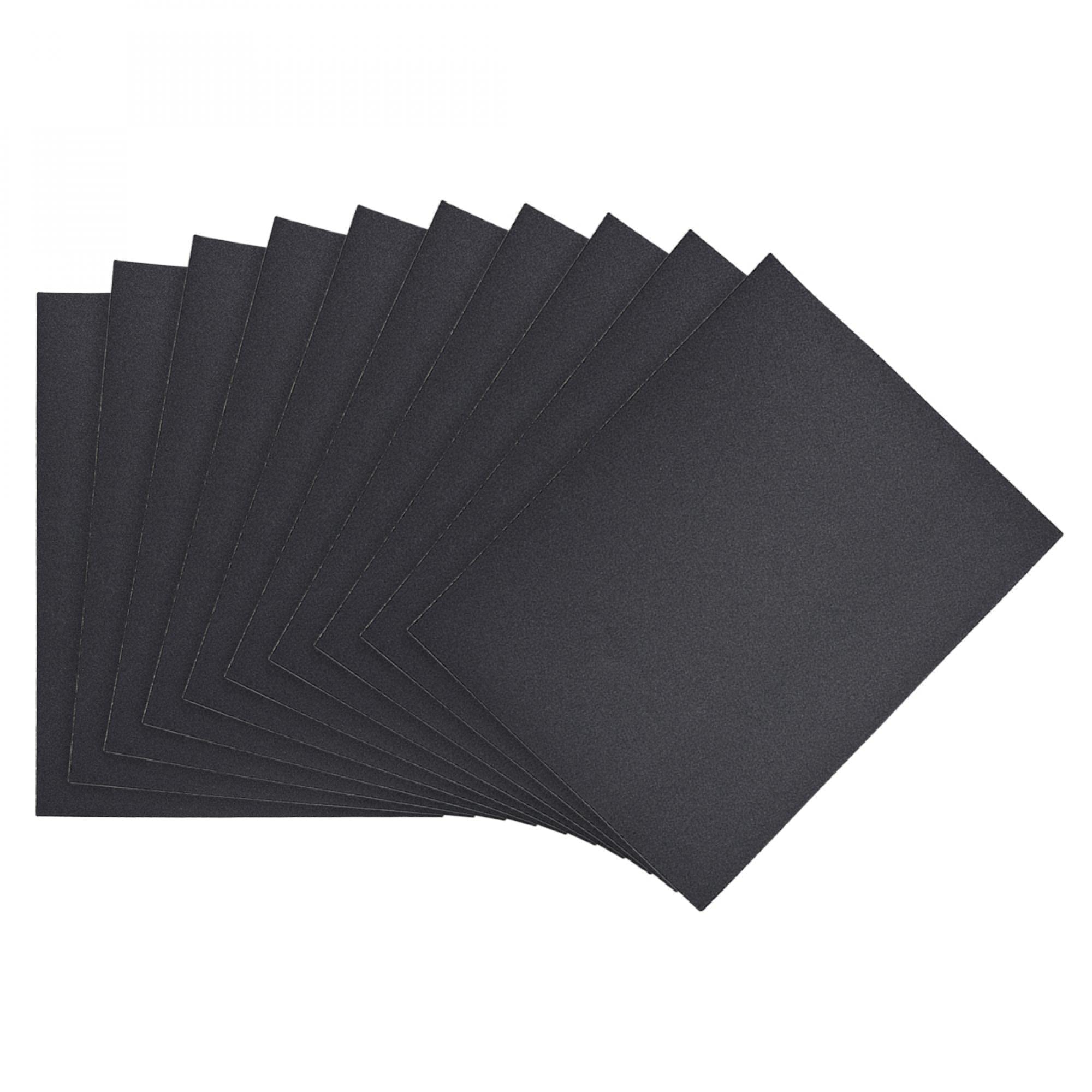 sourcing map 220 Grits Sanding Sheets 9-inch x 11-inch Wet Dry Silicon Carbide Sandpaper for Wood Furniture Metal Polishing 10pcs
