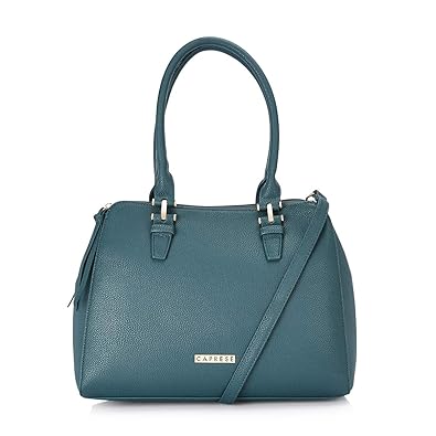 Caprese Caro Womens Satchel (Emerald)