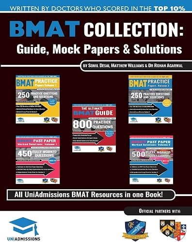 Download The Ultimate BMAT Collection: 5 Books In One, Over 2500 Practice Questions & Solutions, Includes 8 Mock Papers, Detailed Essay Plans, 2019 Edition, BioMedical Admissions Test, UniAdmissions PDF