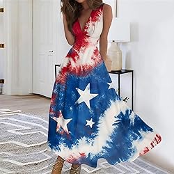 CHRATLHI 4th of July Dress for Women Summer