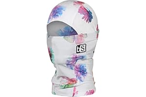 BLACKSTRAP Kids' Hood ExoHinge Balaclava Ski Mask, Helmet Compatible, Keeps Kids Comfortable and Warm