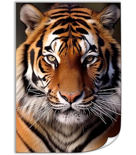 Amazon.com: 3D LiveLife Lenticular Wall Art Prints - Tiger