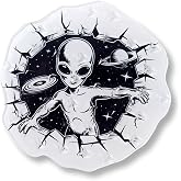 devembr Snowboard Stomp Pad for Alien Lovers, Funny Stomp Pads Snowboarding with 3D Bumps Design, PVC Material