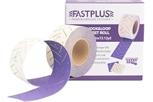 FASTPLUS Abrasive Sheet Roll Automotive Sanding Roll Sandpaper Multi-Hole 2-3/4"x13.2 Yard Rectangular Hand Torn Sandpaper Three-in-one Dry Sanding Roll for Coating Removal, Body Repair, Auto Sanding, 80 Grit