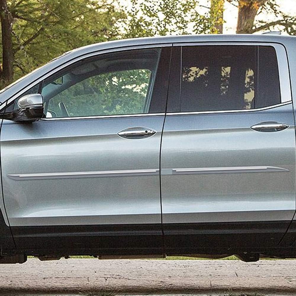 NH731P Crystal Black Dawn Enterprises CF7RIDGE16 Custom Chromeline Body Side Molding