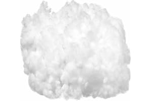 OLIKRAFT 16oz/1lb Polyester Fiberfill Stuffing | Pillow Stuffing for Stuffed Animals, Cotton Filling for Couch Pillows, Pillow Filler, Crafts, Cushion, Coop, Amigurumi (Vacuum Packed)
