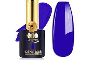 YTD Likomey Gel Nail Polish,1 Pcs 15ml Klein Blue Soak Off Fall Winter UV Nail Gel Varnish,Salon Home DIY Manicure High Pigment Gel Polish,CS004