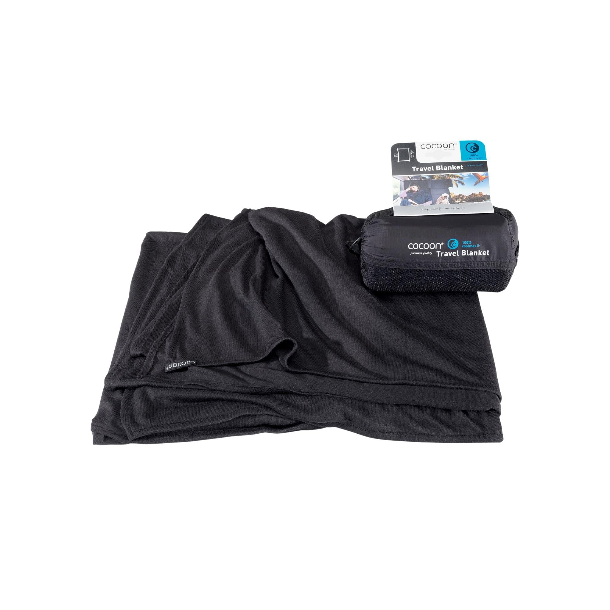 COCOON Travel Blanket CoolMax black 2021