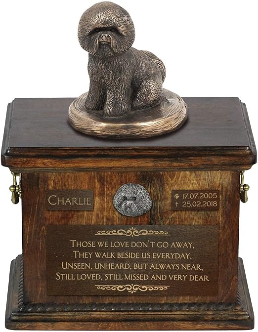 dog ashes statue