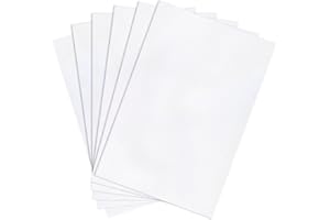 Caydo 6 Pieces Aida Cloth 14 Count White Cross Stitch Fabric for Craft Embroidery, Handmade Needlework, DIY Handicrafts, 12 by 18-Inch