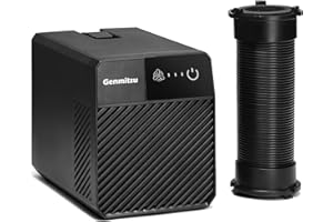 SAINSMART Genmitsu Smoke Purifier for Kiosk Kortek Laser Cutter, Portable Fume Extractor with Five-Layer Filtration, Adjustable 3-Speed Control, Air Purifier for Laser Engraver, Soldering Station, Welding Tool