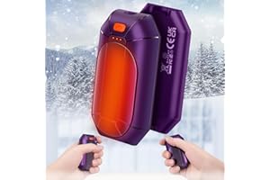 FYTSE 2 Pack AI 𝐇𝐚𝐧𝐝 𝐖𝐚𝐫𝐦𝐞𝐫𝐬 Rechargeable,Portable Electric Hand Warmers Reusable,USB Handwarmers,Outdoor/Indoor/Work/Studying/Camping/Hunting/Golf/Pain Relief/Game/Warm Gifts for Men Women Kids