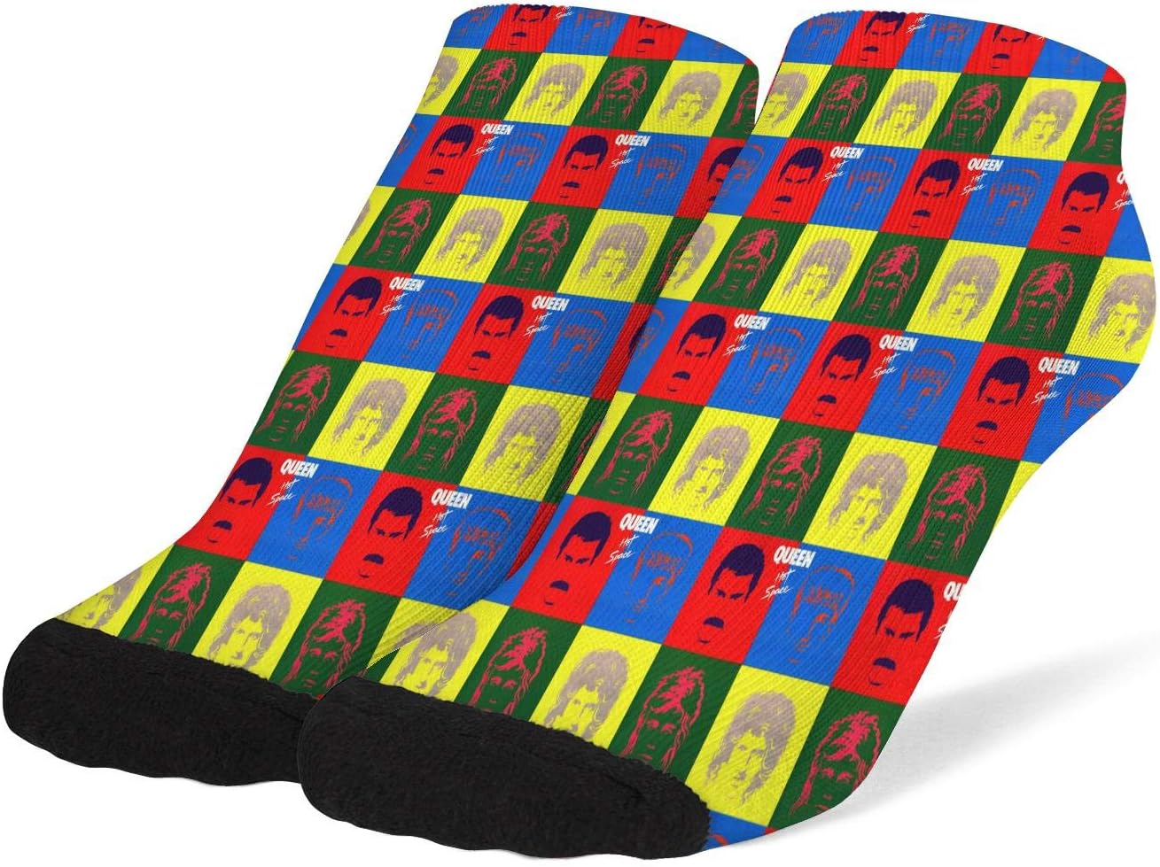 Attractive Women Short Socks Casual Freddie-Mercury-Queen-Hot-Space- Socks
