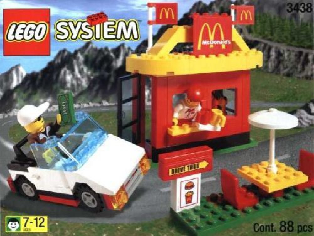 mcdonald's restaurant toy set