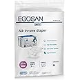 EGOSAN Maxi Incontinence Adult Diaper Brief Maximum Absorbency and Adjustable Tabs for Men and Women (Diapers, 2 Count (Small Sample))
