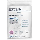 EGOSAN Maxi Incontinence Adult Diaper Brief Maximum Absorbency and Adjustable Tabs for Men and Women (Diapers, 2 Count (Small Sample))