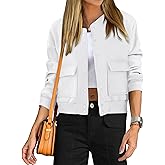 ANRABESS Women Cropped Bomber Jacket 2025 Fashion Casual Trendy Varsity Y2k Jackets Fall Outfits