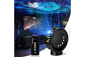 LitEnergy LED Sky Projector Light, Galaxy Lighting, Nebula Star Night Lamp with Base and Remote Control for Gaming Room, Home Theater, Bedroom , or Mood Ambiance (Black)