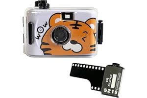 KCMSSERTKIR Waterproof Disposable Camera 35mm - Underwater Film Camera for Beach, Snorkeling, Swimming & Summer Vacations - 18 Exposures, No Flash, Durable Design for Teens & Adults