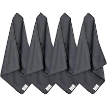 4-Pack Magnetic Whiteboard Cleaning Cloths With Cleaner - Reusable Microfiber Eraser Cloths For Classroom & Office